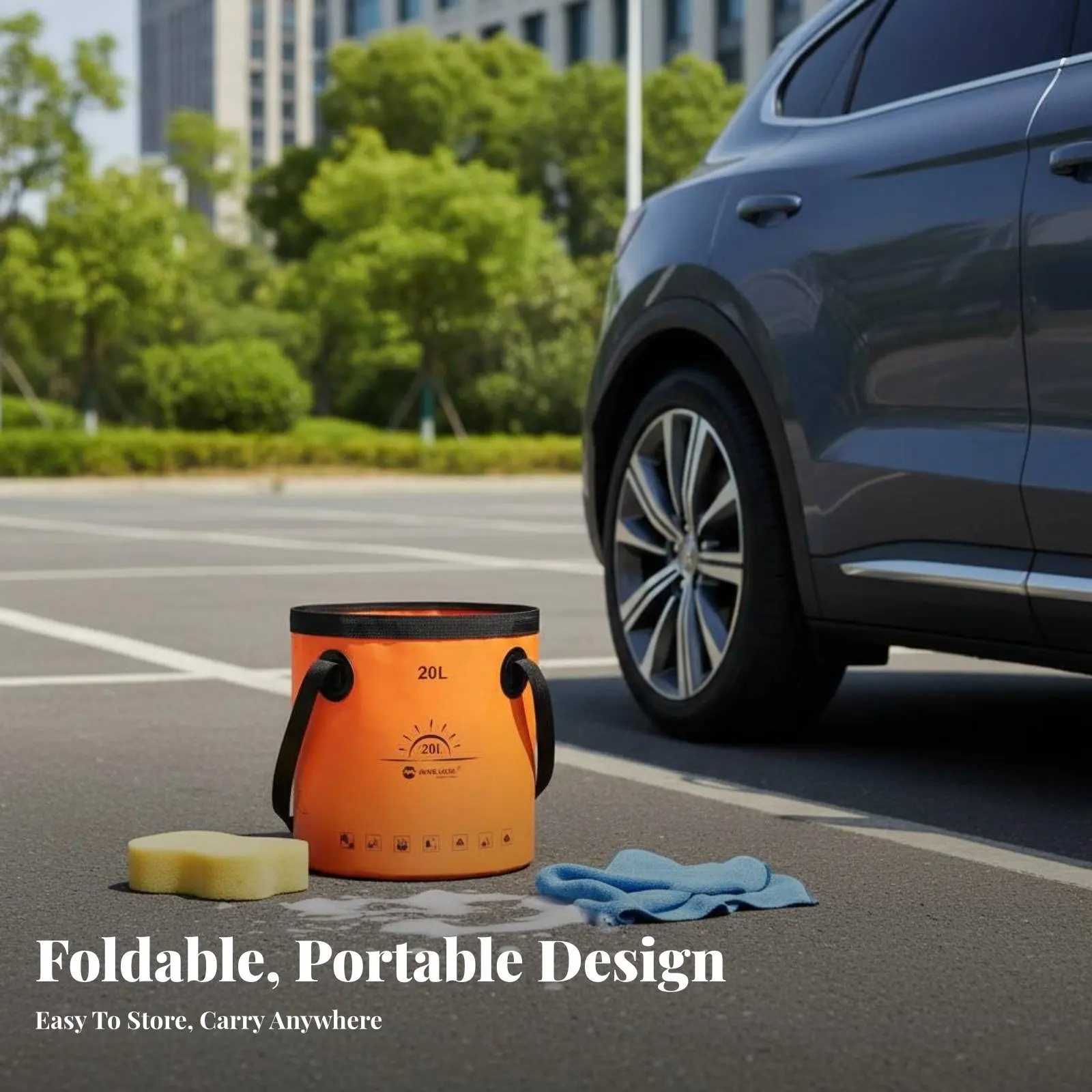 Foldable Pail Sturdy Foldable Pail Foldable Water Pail Sturdy Handles Portable PVC Basin Easy to Clean for Campers
Foldable Pail Sturdy Foldable Pail Foldable Water Pail Sturdy Handles Portable PVC Basin Easy to Clean for Campers