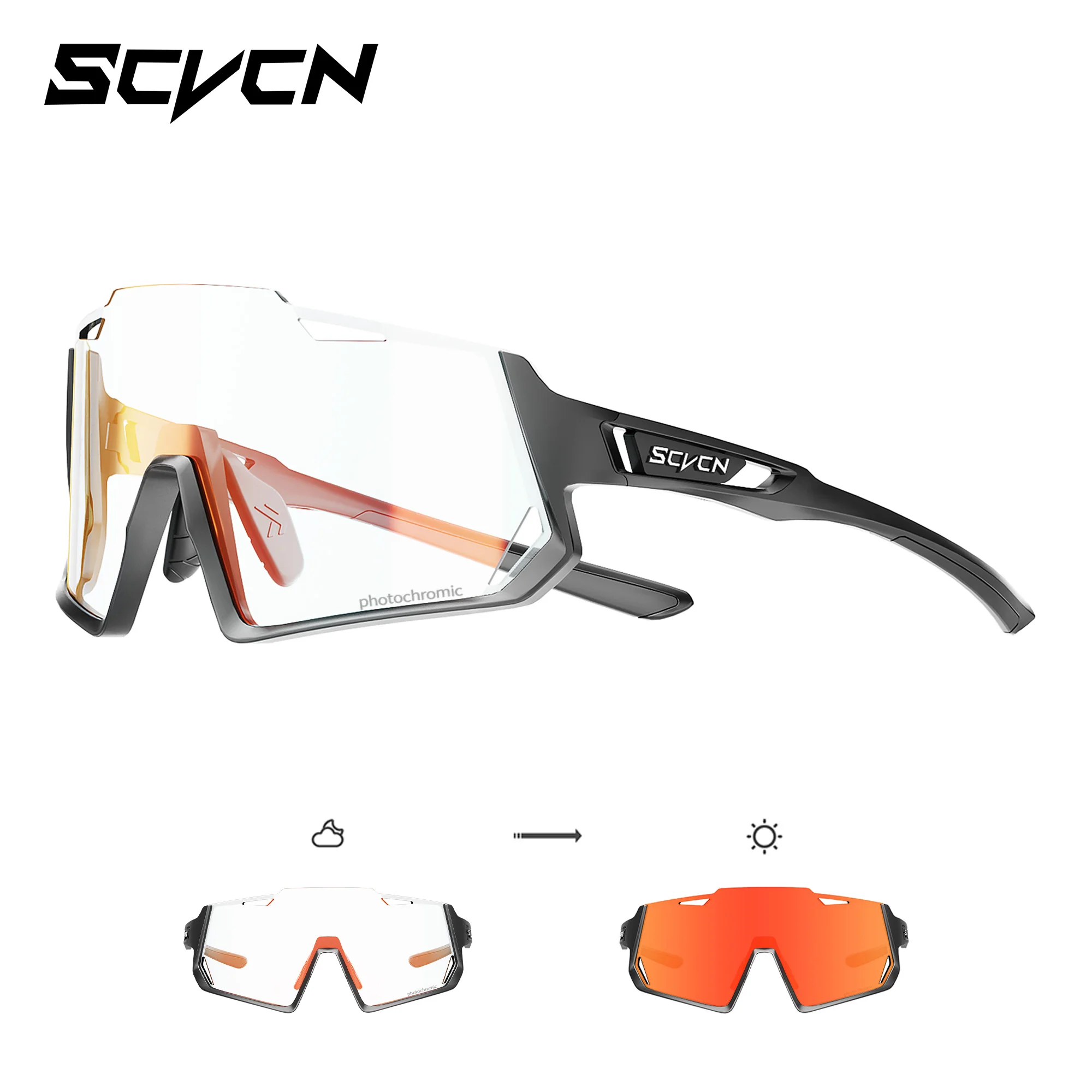 SCVCN Photochromic Bicycle Sports Cycling Glasses Men Women Outdoor Riding Sunglasses Mountain UV400 Cycling Driving Goggles
SCVCN Photochromic Bicycle Sports Cycling Glasses Men Women Outdoor Riding Sunglasses Mountain UV400 Cycling Driving Goggles