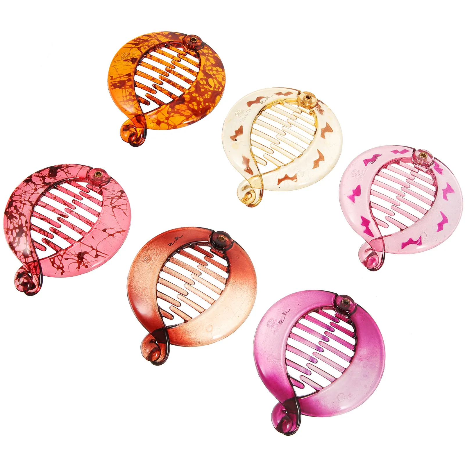 6 шт. заколок-бананов для волос, стильные, легкие, удобные для густых волос, модные женские аксессуары для волос
6 шт. заколок-бананов для волос, стильные, легкие, удобные для густых волос, модные женские аксессуары для волос