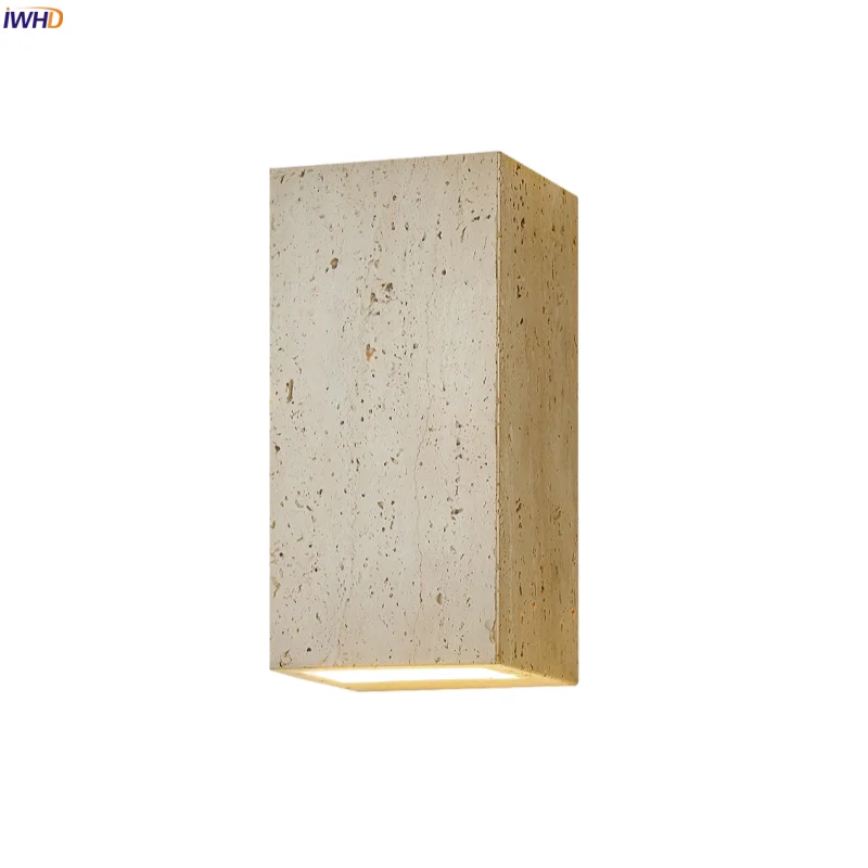 IWHD Japan Wabi Sabi LED Wall Light Fixtures Bathroom Mirror Loft Interior Lighting Yellow Travertine Bedroom Lamps Wandlampen
IWHD Japan Wabi Sabi LED Wall Light Fixtures Bathroom Mirror Loft Interior Lighting Yellow Travertine Bedroom Lamps Wandlampen