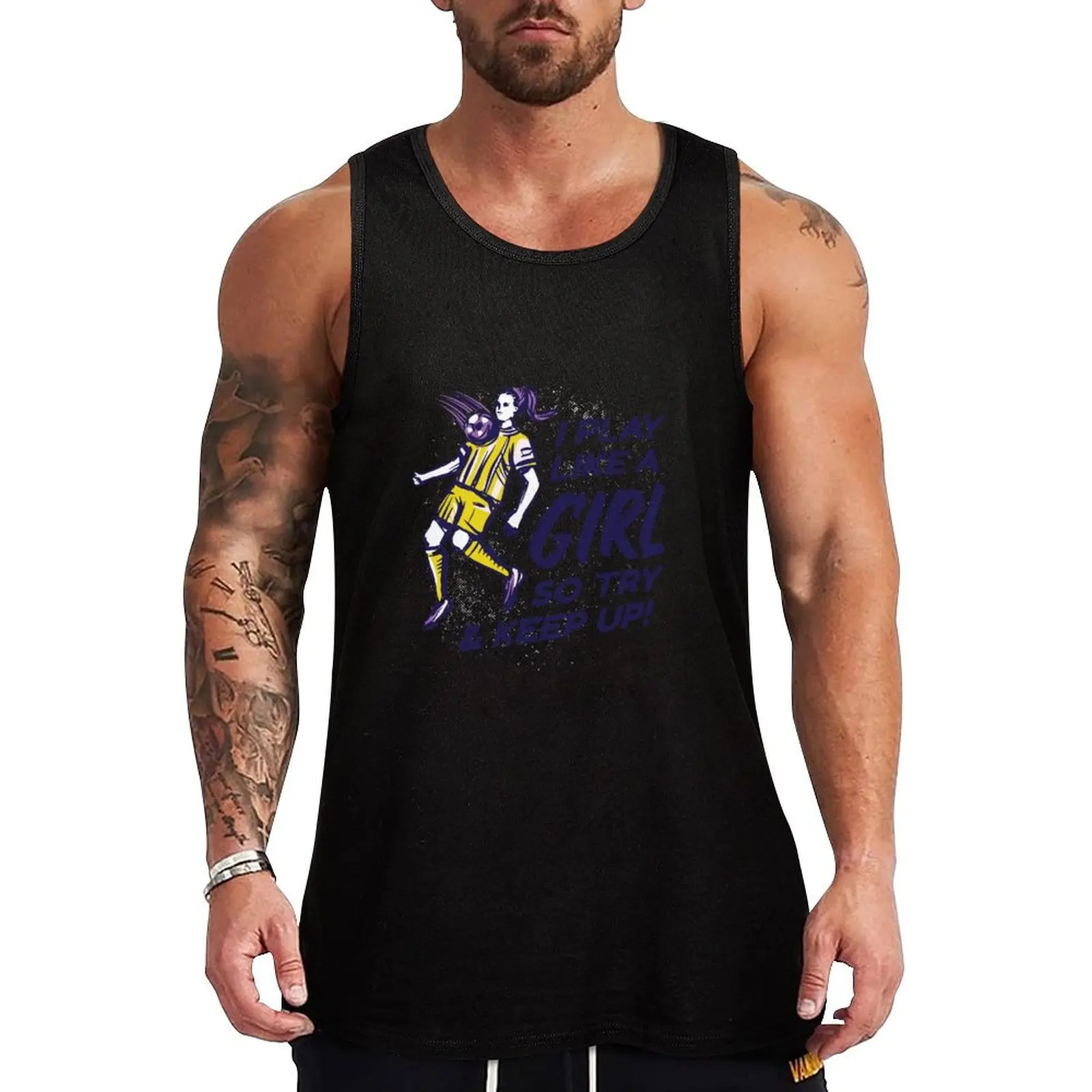 I Play Like A Girl So Try & Keep Up Female Football Player Girl's Soccer Tank Top Classic Fit Undershirt Everyday Wear
I Play Like A Girl So Try & Keep Up Female Football Player Girl's Soccer Tank Top Classic Fit Undershirt Everyday Wear