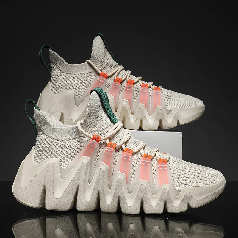 Men Shoes Fly Woven Sneakers Men Chunky Bottom Breathable Running Shoes Socks Sports Shoes Men.
Men Shoes Fly Woven Sneakers Men Chunky Bottom Breathable Running Shoes Socks Sports Shoes Men.