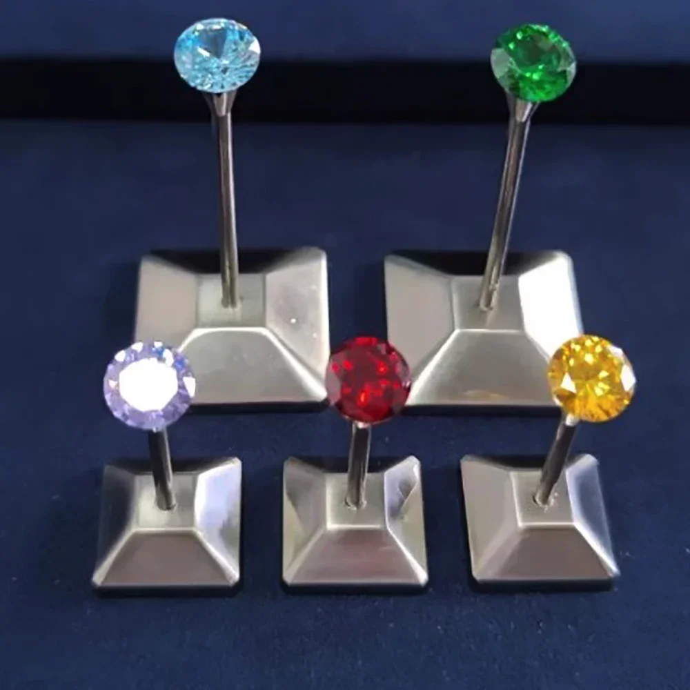 Gemstone Jewelry Organizer Stand Loose Diamond Storage Rack Showcase Zircon Teaching Holder Organizer Gems Stone Display Stand
Gemstone Jewelry Organizer Stand Loose Diamond Storage Rack Showcase Zircon Teaching Holder Organizer Gems Stone Display Stand