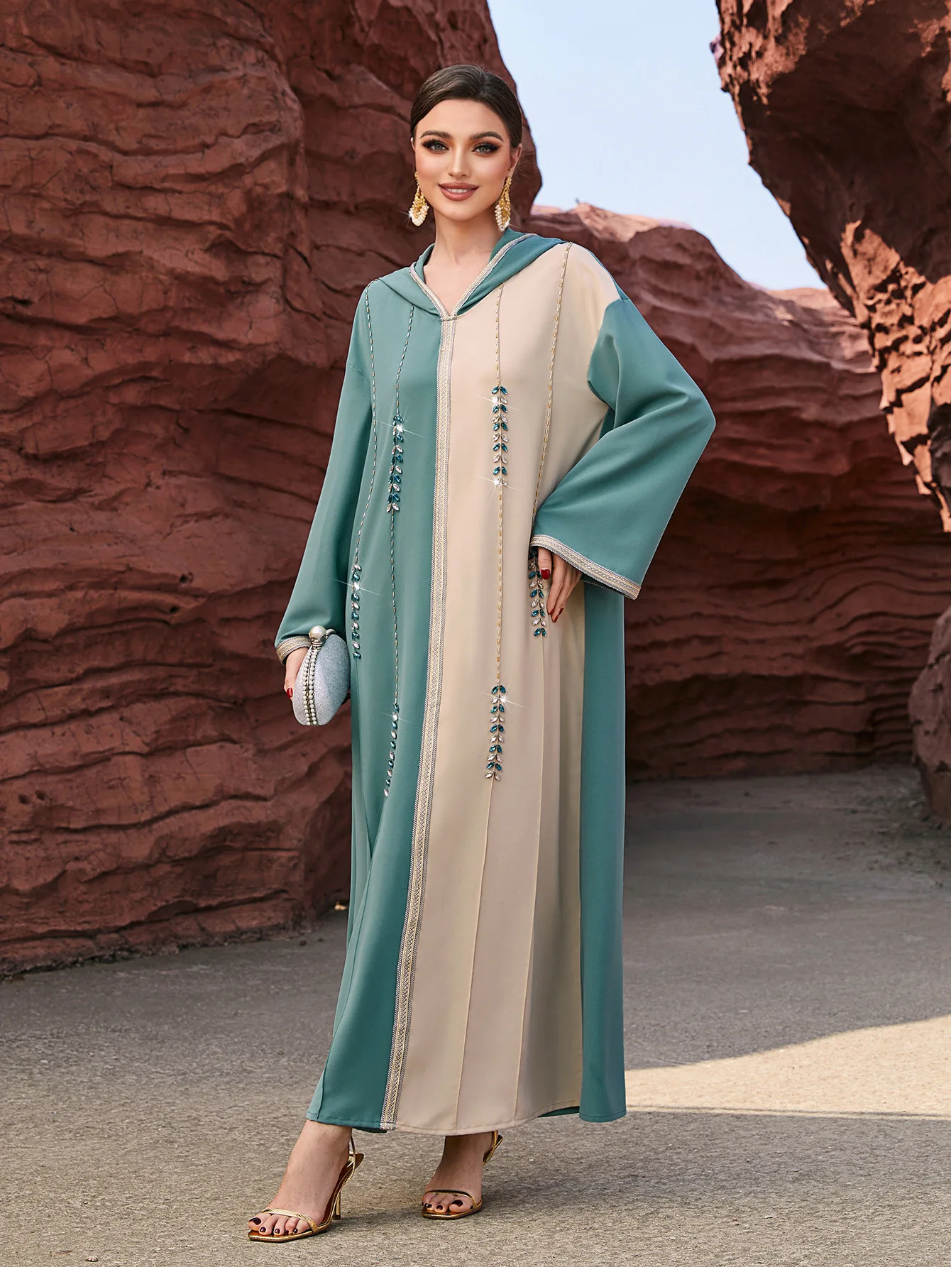 Hooded Abaya Women Muslim Maxi Dress Dubai Kaftan Diamonds Islam Clothing Morocco Caftan Eid Djellaba Jalabiya Kebaya Robe Gown
Hooded Abaya Women Muslim Maxi Dress Dubai Kaftan Diamonds Islam Clothing Morocco Caftan Eid Djellaba Jalabiya Kebaya Robe Gown