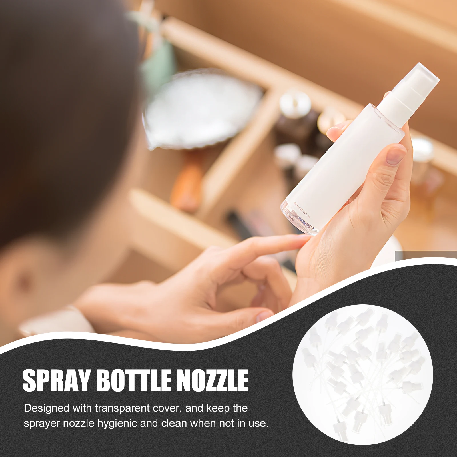 40 Pcs Nozzle Replacement Installation Essential Oil Perfume Spray Tops Sprayer Plastic for Bottles Refill Tool Dispenser Pump
40 Pcs Nozzle Replacement Installation Essential Oil Perfume Spray Tops Sprayer Plastic for Bottles Refill Tool Dispenser Pump