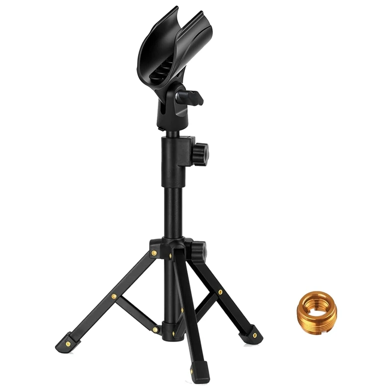 Tabletop Mic Stand, Adjustable Desktop Microphone Stand With 3/8 Inch Threaded For Most Microphone-AU47
Tabletop Mic Stand, Adjustable Desktop Microphone Stand With 3/8 Inch Threaded For Most Microphone-AU47