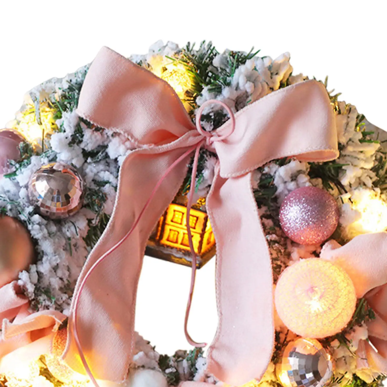 30 cm Christmas Wreath with Bow Ribbon Christmas Balls Christmas Decoration Front Door Wreath for Porch Party Holiday Wall Home
30 cm Christmas Wreath with Bow Ribbon Christmas Balls Christmas Decoration Front Door Wreath for Porch Party Holiday Wall Home