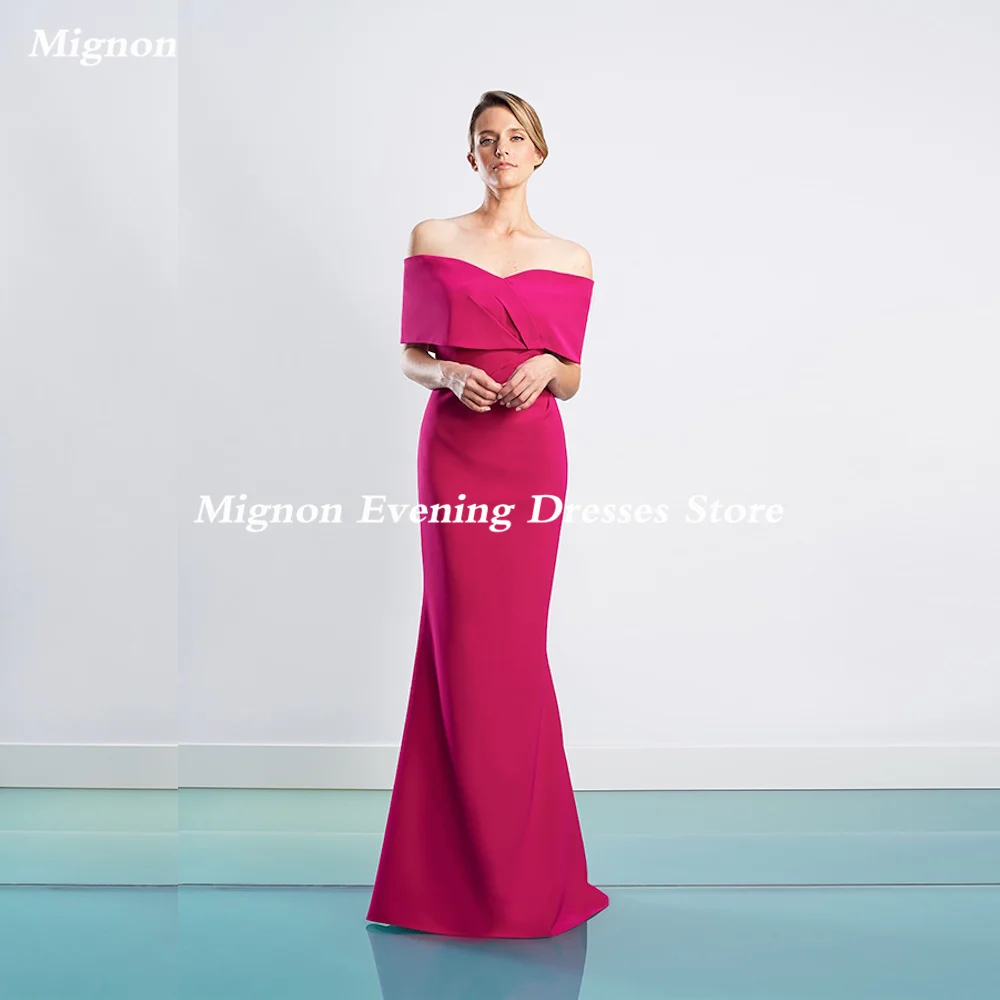 Mignon Satin Mermaid Off-the-shoulder Formal Prom Gown Floor Length Saudi Evening Formal Elegant Party Dress for Women 2023
Mignon Satin Mermaid Off-the-shoulder Formal Prom Gown Floor Length Saudi Evening Formal Elegant Party Dress for Women 2023