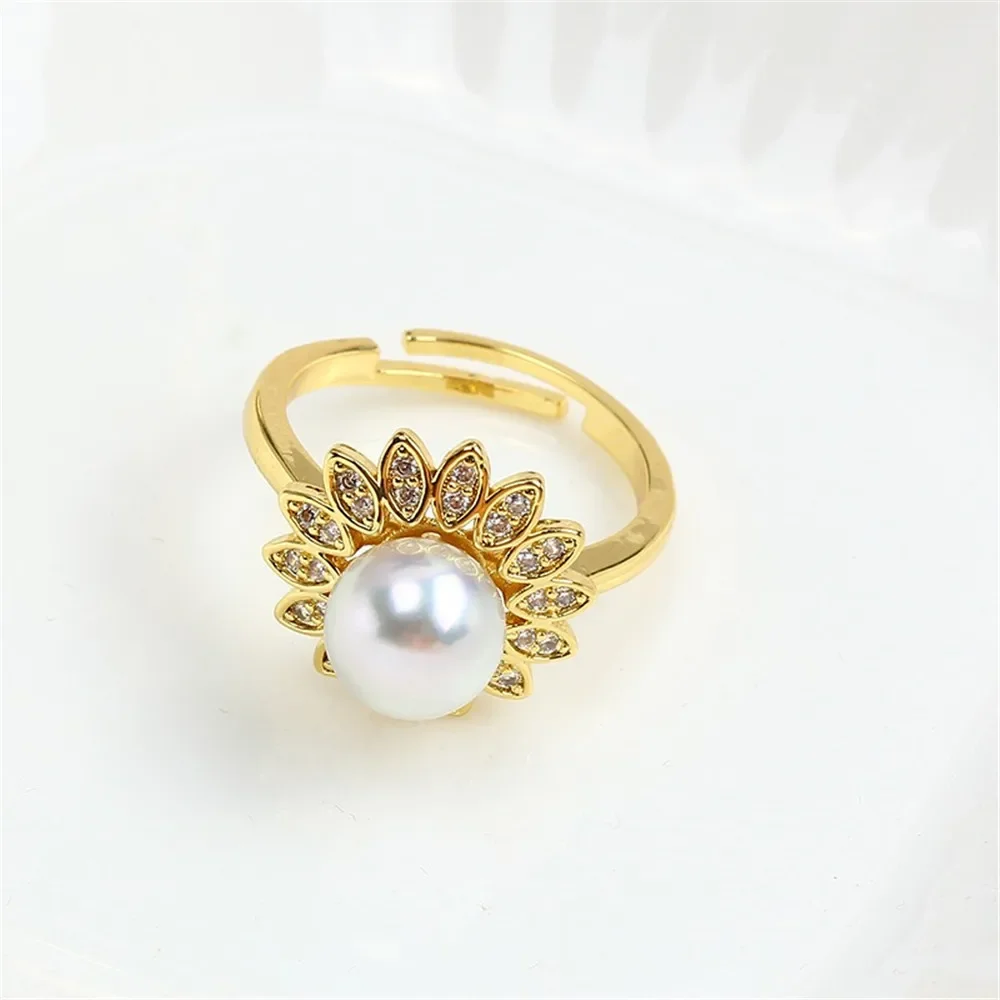 Adjustable Gold Plated Pearl Ring Settings Findings & Accessories - for Jewelry Making Bulk Wholesale Craft Supplies 7-9mm
Adjustable Gold Plated Pearl Ring Settings Findings & Accessories - for Jewelry Making Bulk Wholesale Craft Supplies 7-9mm