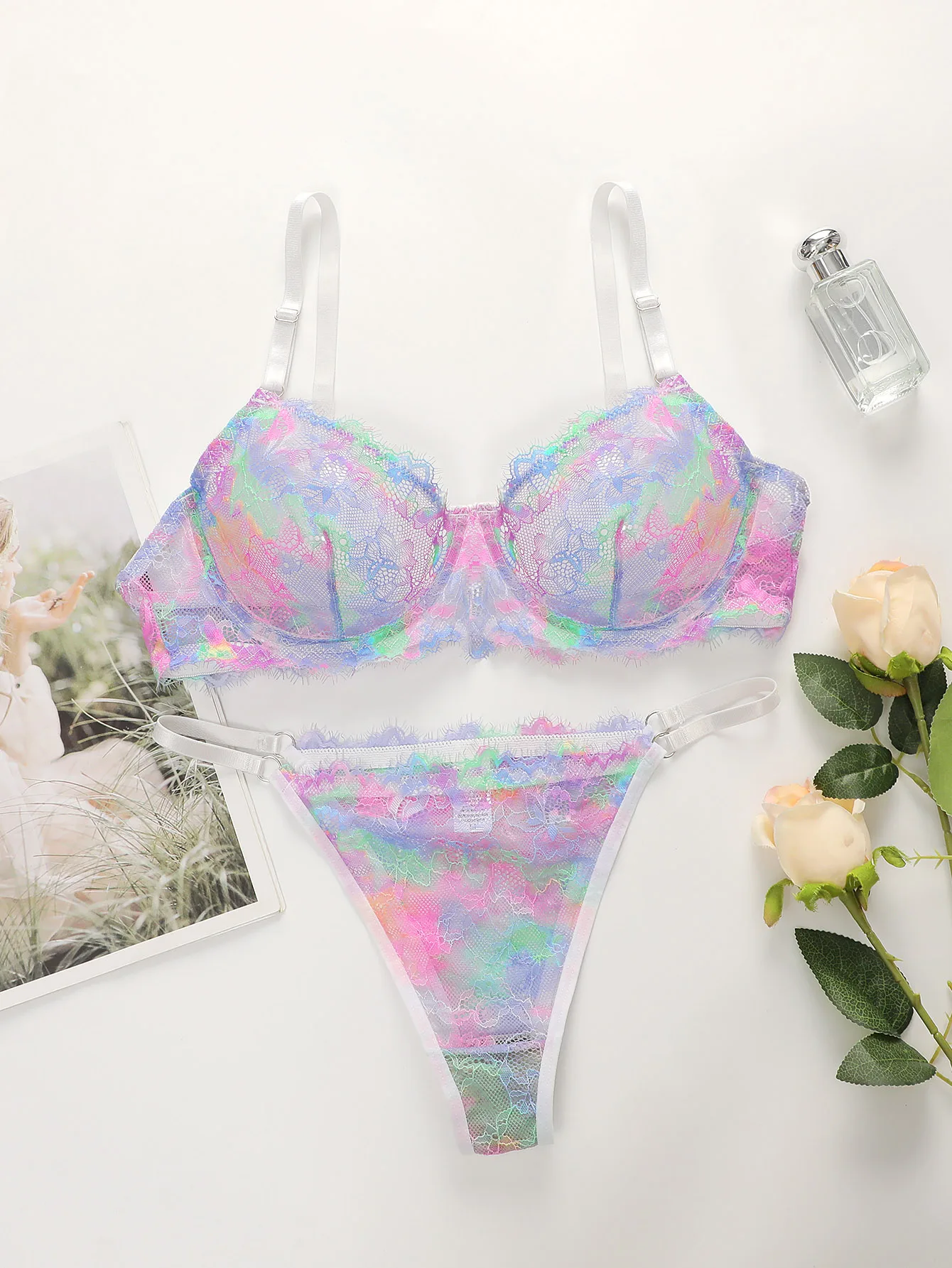 High Quality New Women's Underwear Beautiful Colored Bra Super Thin Lace Ladies underwear set Sexy Lingerie YS024
High Quality New Women's Underwear Beautiful Colored Bra Super Thin Lace Ladies underwear set Sexy Lingerie YS024