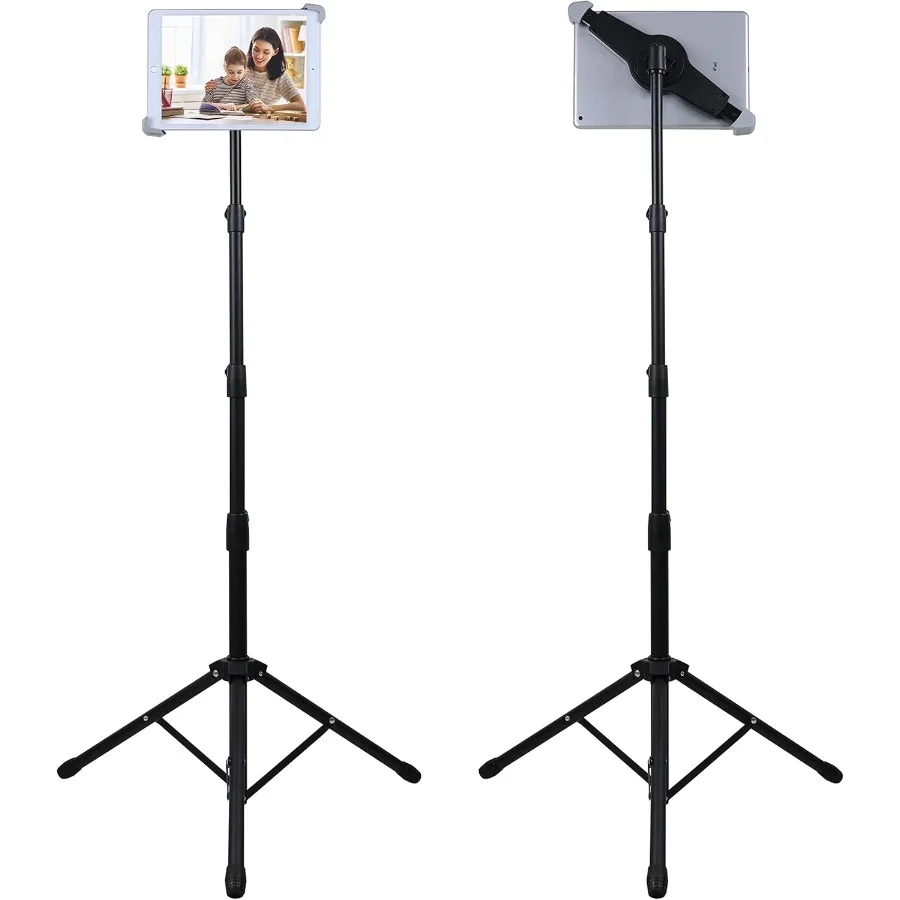Ipad Tripod Stand Height Adjustable iPad Stand Floor Tablet Holder Stand with 360 Degree Rotating Tablet Mount for ipad Pro12.9
Ipad Tripod Stand Height Adjustable iPad Stand Floor Tablet Holder Stand with 360 Degree Rotating Tablet Mount for ipad Pro12.9