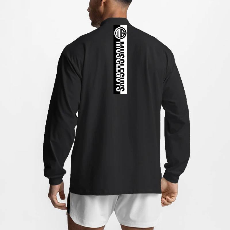Autumn Mens Running Cotton Long Sleeve High Collar Sport T-Shirt Oversized Loose Gym Fitness Training Fashion Streetwear
Autumn Mens Running Cotton Long Sleeve High Collar Sport T-Shirt Oversized Loose Gym Fitness Training Fashion Streetwear