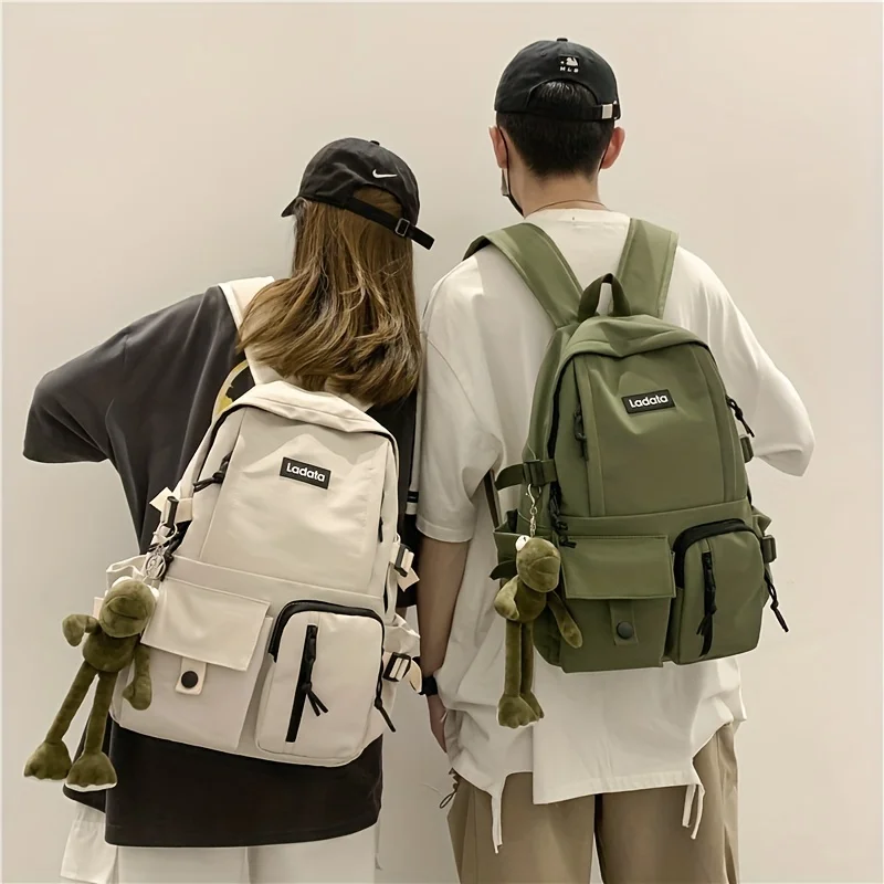 Large Capacity Daily Commuting Nylon Adjustable Middle School Student Travel Backpack With Frog Pendant For Boys And Girls
Large Capacity Daily Commuting Nylon Adjustable Middle School Student Travel Backpack With Frog Pendant For Boys And Girls