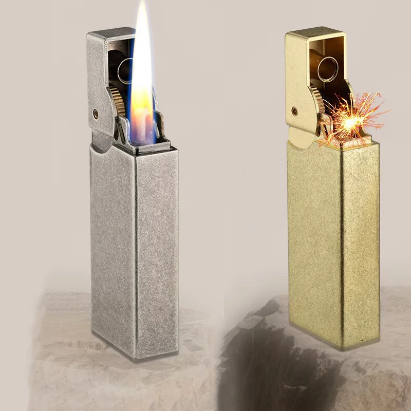 Classic Retro Kowtow Grinding Wheel Oil Lighter Brass Material Fuel Lighter Portable for Collecting Small Gifts for Men
Classic Retro Kowtow Grinding Wheel Oil Lighter Brass Material Fuel Lighter Portable for Collecting Small Gifts for Men