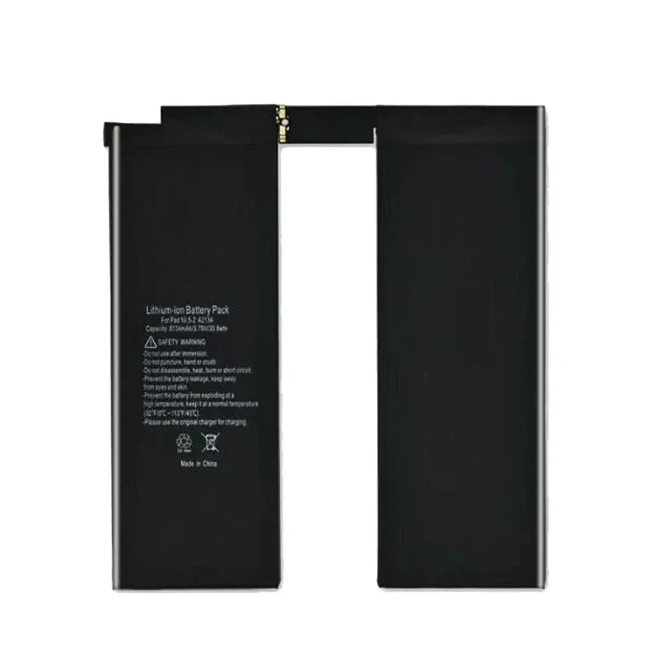 Tablet Battery 8134mAh For Apple iPad Air 3 2019 pro10.5 2nd A2152 A253 A2154 A2123 High-Capacity
Tablet Battery 8134mAh For Apple iPad Air 3 2019 pro10.5 2nd A2152 A253 A2154 A2123 High-Capacity