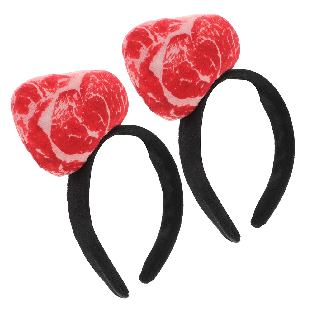 2Pcs Funny Food Headdress Headband Party Costume Meat Halloween Headbands Photoshoot Cosplay Events Hair Decor
2Pcs Funny Food Headdress Headband Party Costume Meat Halloween Headbands Photoshoot Cosplay Events Hair Decor