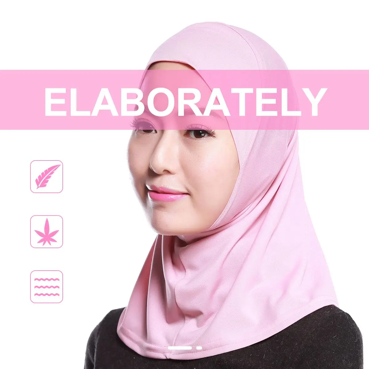 Muslim Hijab Cap Solid Color Inner Cover Lightweight Stretchable Fabric Ramadan Shawl Arab Long Scarves Wrap Running Hat
Muslim Hijab Cap Solid Color Inner Cover Lightweight Stretchable Fabric Ramadan Shawl Arab Long Scarves Wrap Running Hat