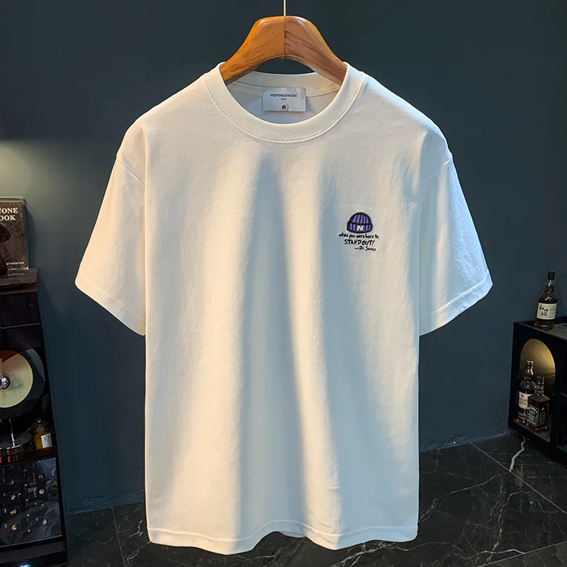 2025 new short sleeved T-shirt for men, elastic, comfortable, breathable, trendy, embroidered printed casual top
2025 new short sleeved T-shirt for men, elastic, comfortable, breathable, trendy, embroidered printed casual top