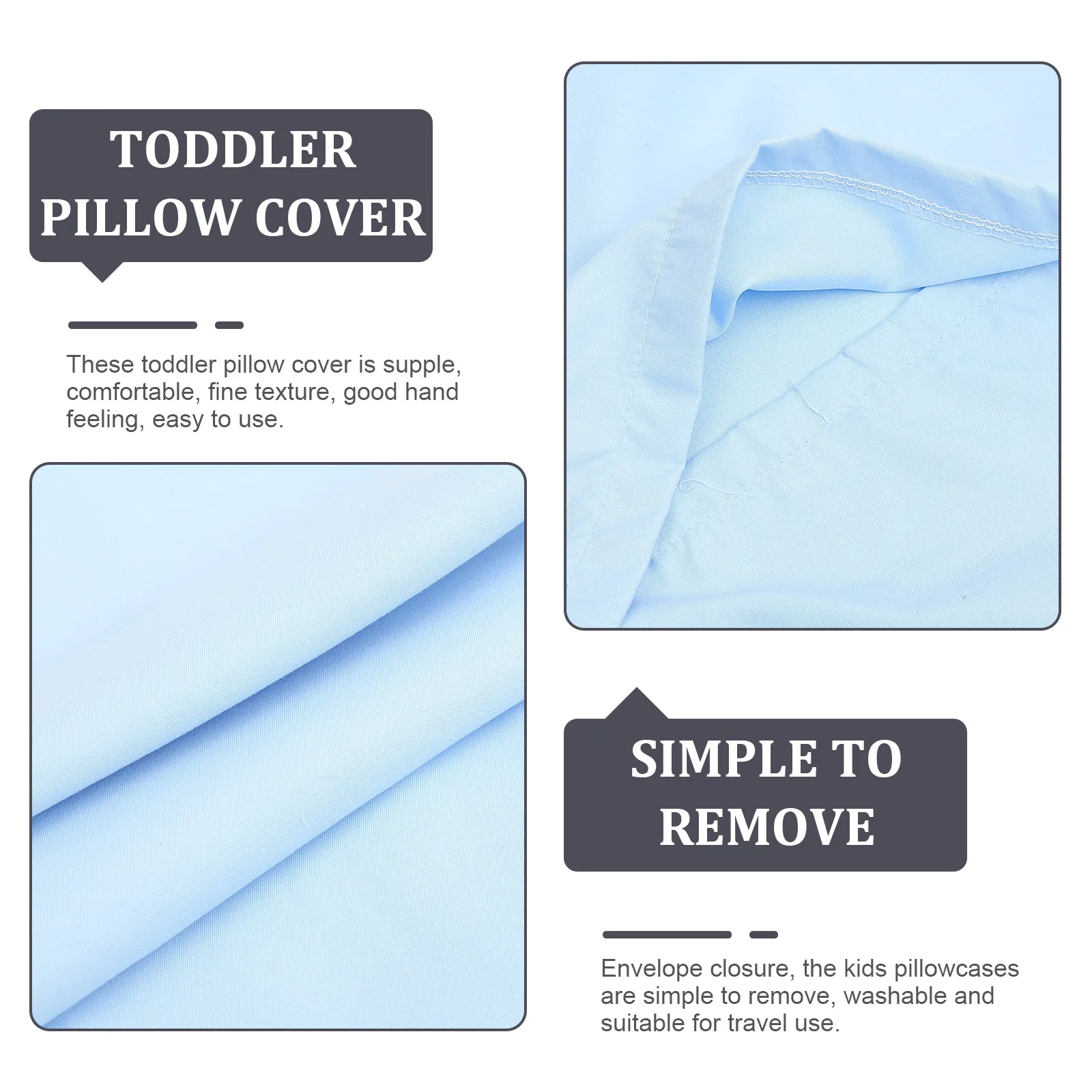 Nursery 's Pillow Cover Case Pillowcases Envelope Toddler Sky-blue for Covers
Nursery 's Pillow Cover Case Pillowcases Envelope Toddler Sky-blue for Covers