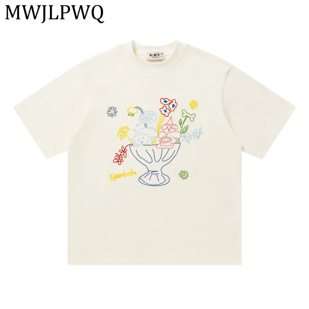 MWJLPWQ Summer Embroidered Short-Sleeve T-Shirt For Men Loose Casual Ins Hip-Hop Trendy Round-Neck Tops 2026 Tide New 15949
MWJLPWQ Summer Embroidered Short-Sleeve T-Shirt For Men Loose Casual Ins Hip-Hop Trendy Round-Neck Tops 2026 Tide New 15949