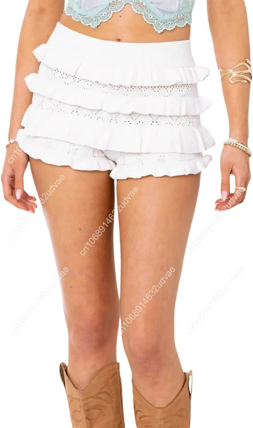 Women Hollow Out Crochet Knit Shorts Ruffled Layered Pleated Tiered Summer Fall Beach Music Festival Shorts
Women Hollow Out Crochet Knit Shorts Ruffled Layered Pleated Tiered Summer Fall Beach Music Festival Shorts