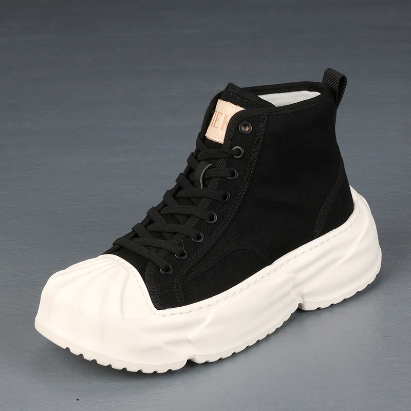 New Fashion Versatile High Top Casual Canvas Shoes Lightweight and Comfortable Thick Sole Heightening Men's Daily Short Boots
New Fashion Versatile High Top Casual Canvas Shoes Lightweight and Comfortable Thick Sole Heightening Men's Daily Short Boots