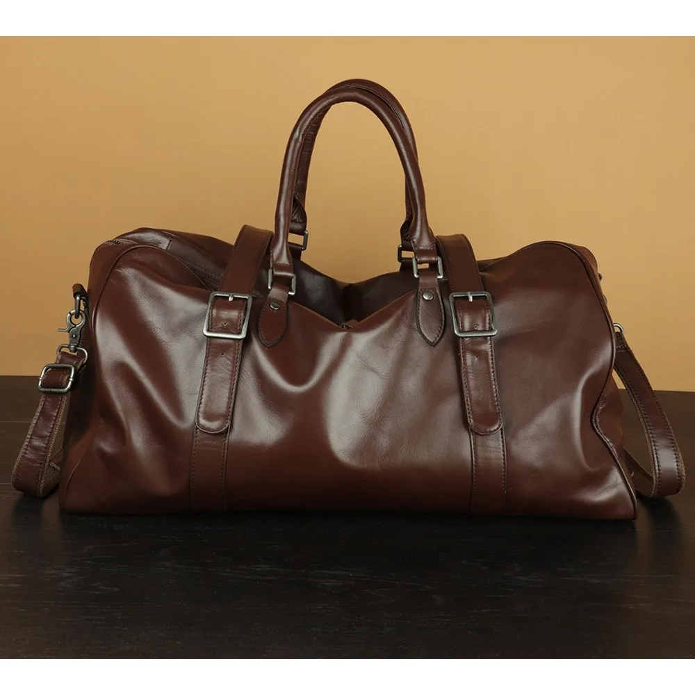 New Travel Leather Retro Fashion Classic Men's Fashion Large Capacity High Sense Luggage Business Travel Handbag Shoulder Bag
New Travel Leather Retro Fashion Classic Men's Fashion Large Capacity High Sense Luggage Business Travel Handbag Shoulder Bag