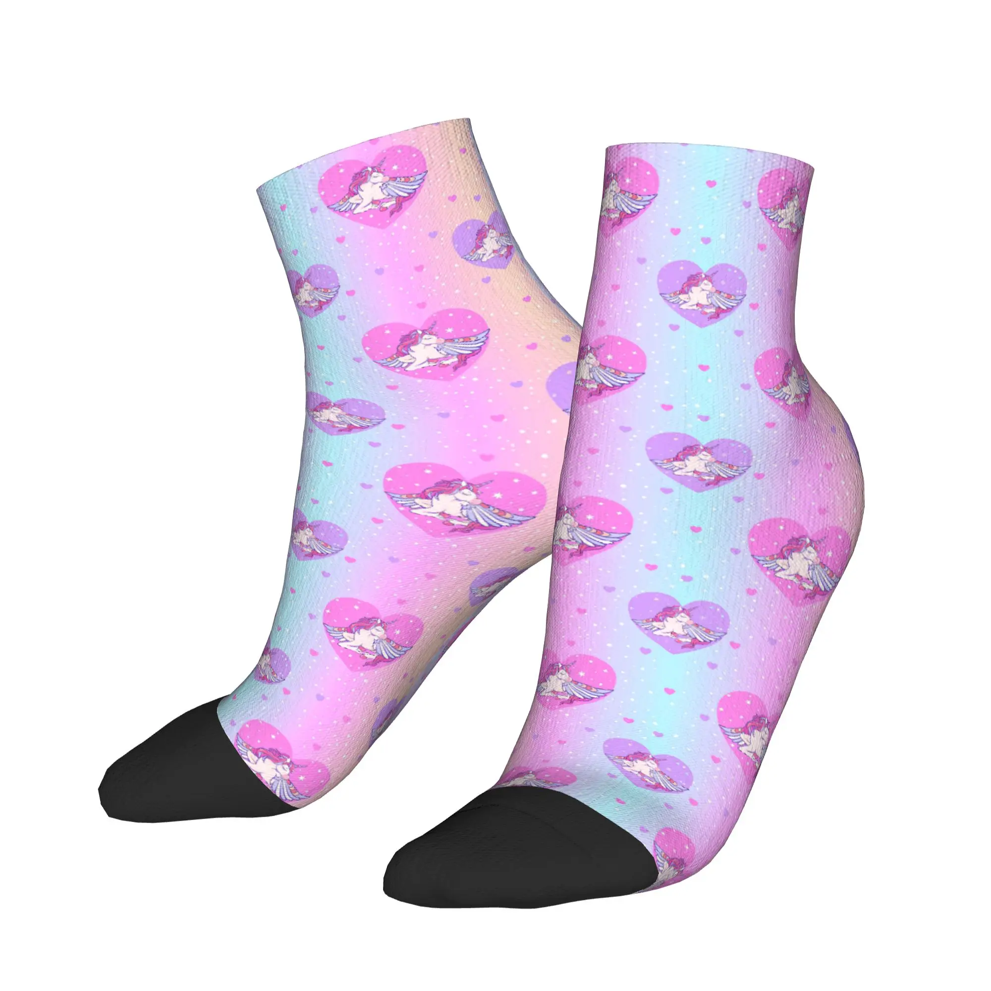 Cute Pastel Unicorn Ankle Socks Anti Sweat Soft Cycling Socks For Women Men Summer Vintage Printed Sock
Cute Pastel Unicorn Ankle Socks Anti Sweat Soft Cycling Socks For Women Men Summer Vintage Printed Sock