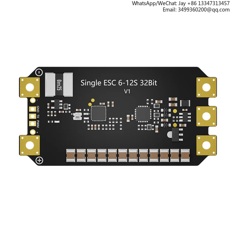 Одиночный бесщеточный регулятор скорости ESC 12S 100A 32-бит с поддержкой телеметрии BLHeli_32 для профессиональных комплектующих для синелифтеров
Одиночный бесщеточный регулятор скорости ESC 12S 100A 32-бит с поддержкой телеметрии BLHeli_32 для профессиональных комплектующих для синелифтеров