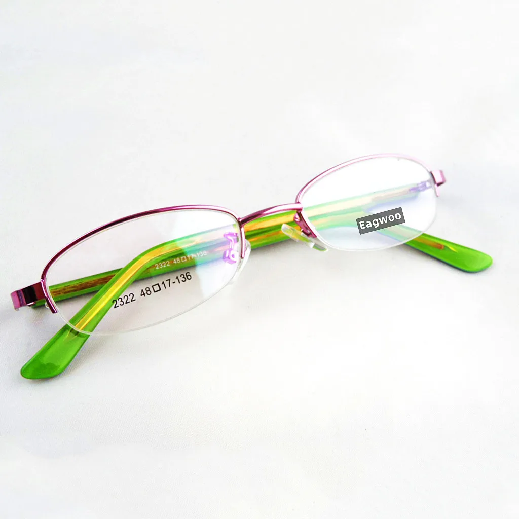 Titanium Alloy Children Eyeglasses 48mm Wide Boy Girl Baby Suitale Silicon Nose Pads Half Rim Blue Purple Green Orange Color
Titanium Alloy Children Eyeglasses 48mm Wide Boy Girl Baby Suitale Silicon Nose Pads Half Rim Blue Purple Green Orange Color