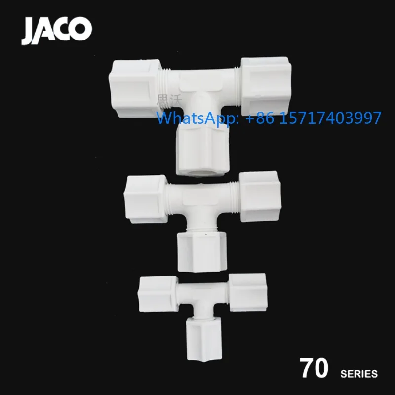 10pcs JACO 70 series PP teeplastic teePP pipe joint sleeve joint tee joint
10pcs JACO 70 series PP teeplastic teePP pipe joint sleeve joint tee joint