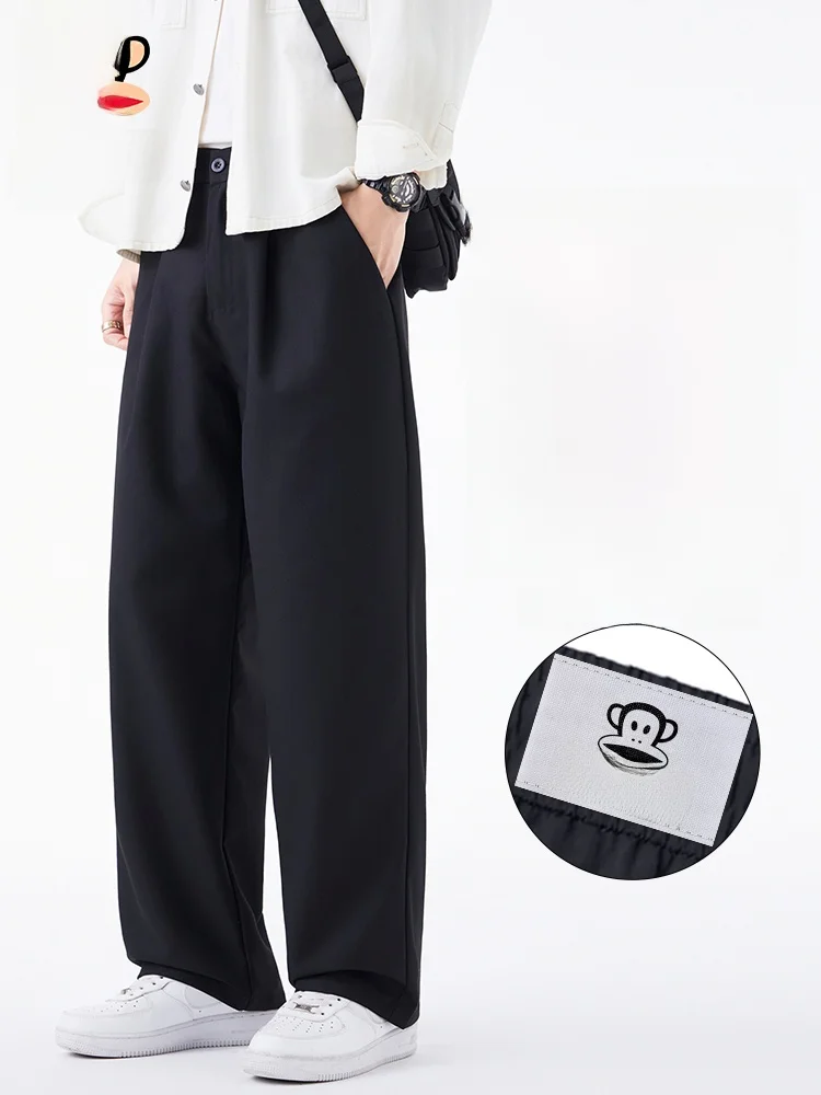 Мужские повседневные брюки Paul Frank: свободные, прямые, широкие, длинные, осенние, модные, удобные, из смесового полиэстера и хлопка
Мужские повседневные брюки Paul Frank: свободные, прямые, широкие, длинные, осенние, модные, удобные, из смесового полиэстера и хлопка