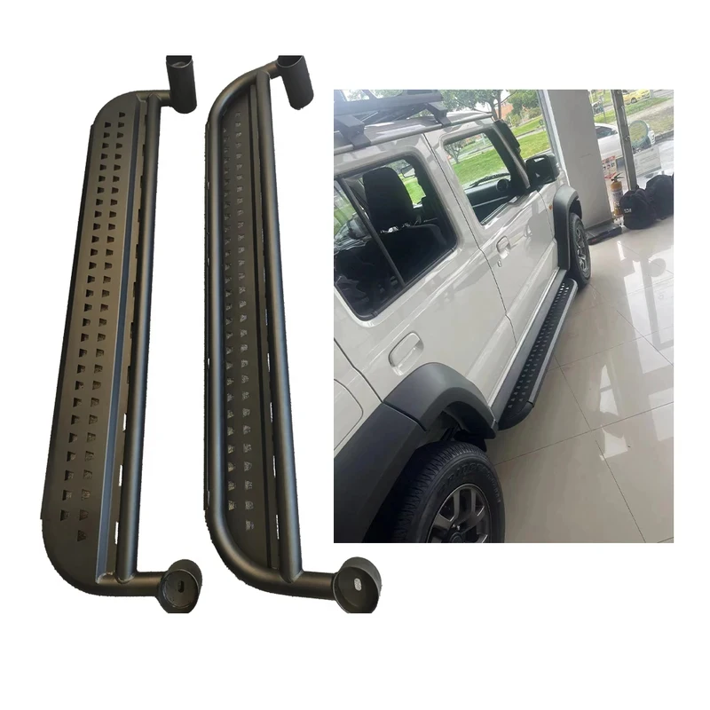 4WD Carbon Steel Side Door Step, Running Board Bar for Jimny Gen4 Sierra JB74w JB64w 2018+
4WD Carbon Steel Side Door Step, Running Board Bar for Jimny Gen4 Sierra JB74w JB64w 2018+