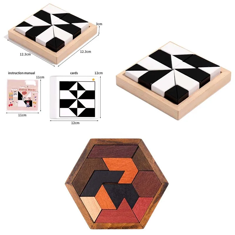 Hidden Blocks Jigsaw Puzzle puzzle Toys Children's Logic Thinking Training Brain Concentration Desktop Games
Hidden Blocks Jigsaw Puzzle puzzle Toys Children's Logic Thinking Training Brain Concentration Desktop Games