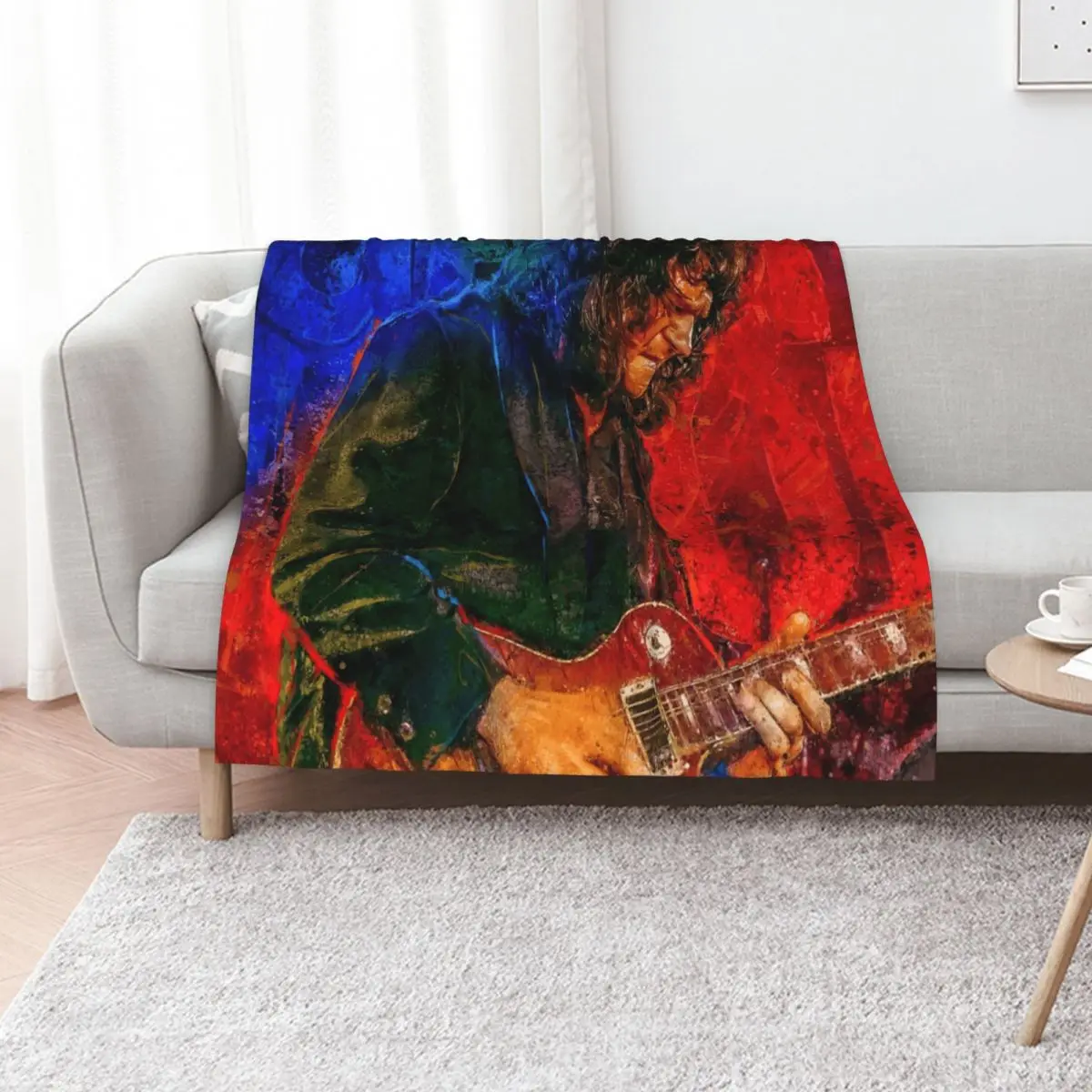 Gary Moore Tribute portrait art Throw Blanket Decoratives Quilt Sleeping Bag heavy to sleep Blankets
Gary Moore Tribute portrait art Throw Blanket Decoratives Quilt Sleeping Bag heavy to sleep Blankets