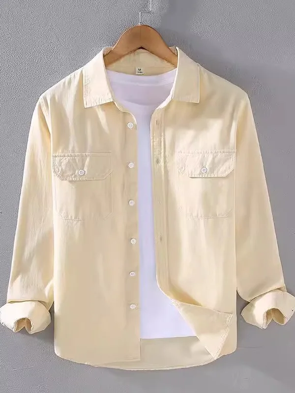 Мужская повседневная универсальная верхняя одежда из хлопка, однотонная, приталенного кроя, в американском стиле...
Мужская повседневная универсальная верхняя одежда из хлопка, однотонная, приталенного кроя, в американском стиле...