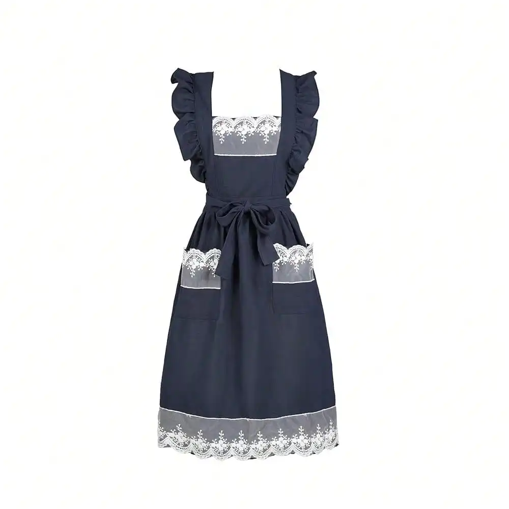 Vintage Aprons For Women With Pockets Cute Lace Ruffle Adjustable Apron For CooFKing Kitchen BaFKing Gardening,White
Vintage Aprons For Women With Pockets Cute Lace Ruffle Adjustable Apron For CooFKing Kitchen BaFKing Gardening,White