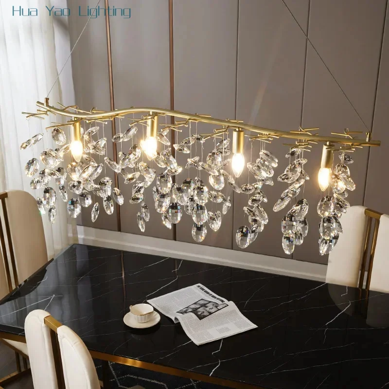 Creative Branch Shaped Crystal LED Chandelier Living Dining Room Bedroom Kitchen Decor Golden Chandelier Indoor Lighting Fixture
Creative Branch Shaped Crystal LED Chandelier Living Dining Room Bedroom Kitchen Decor Golden Chandelier Indoor Lighting Fixture