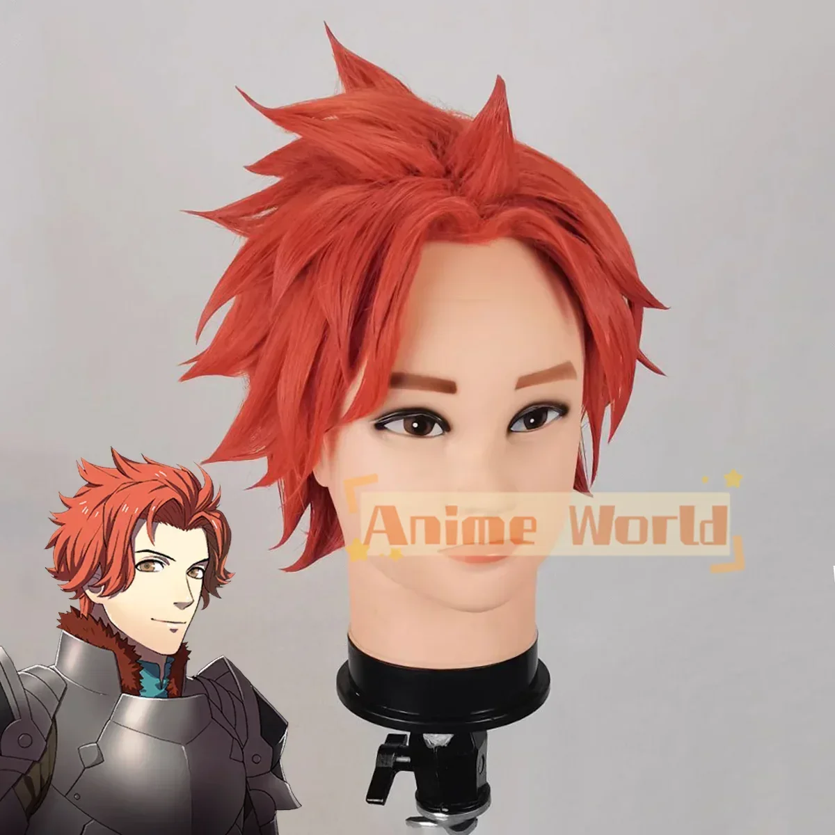 FE Three Houses Sylvain 5 Years Timeskip Orange Cosplay Wig Halloween Synthetic Hair Heat with Hairpin
FE Three Houses Sylvain 5 Years Timeskip Orange Cosplay Wig Halloween Synthetic Hair Heat with Hairpin