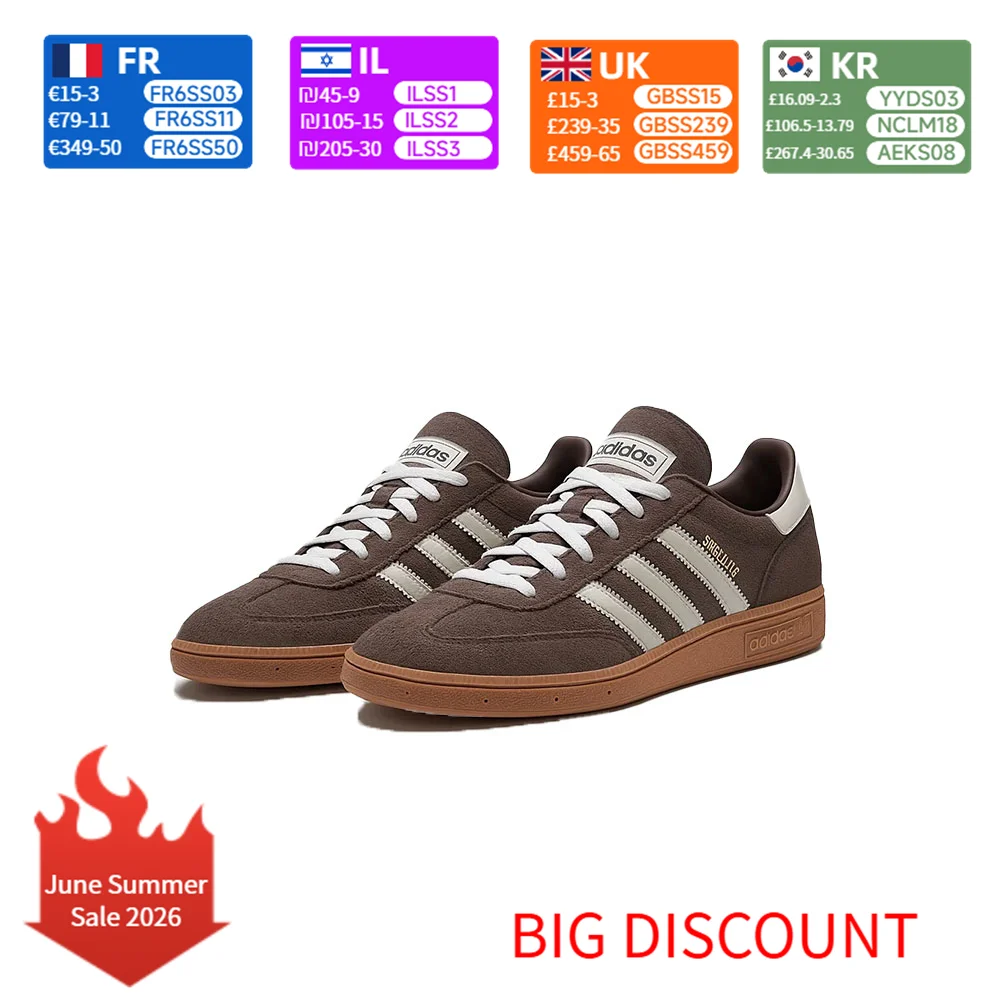 adidas Originals HANDBALL SPEZIAL Comfortable Low-Top Sneakers for Women in Brown IF6490
adidas Originals HANDBALL SPEZIAL Comfortable Low-Top Sneakers for Women in Brown IF6490