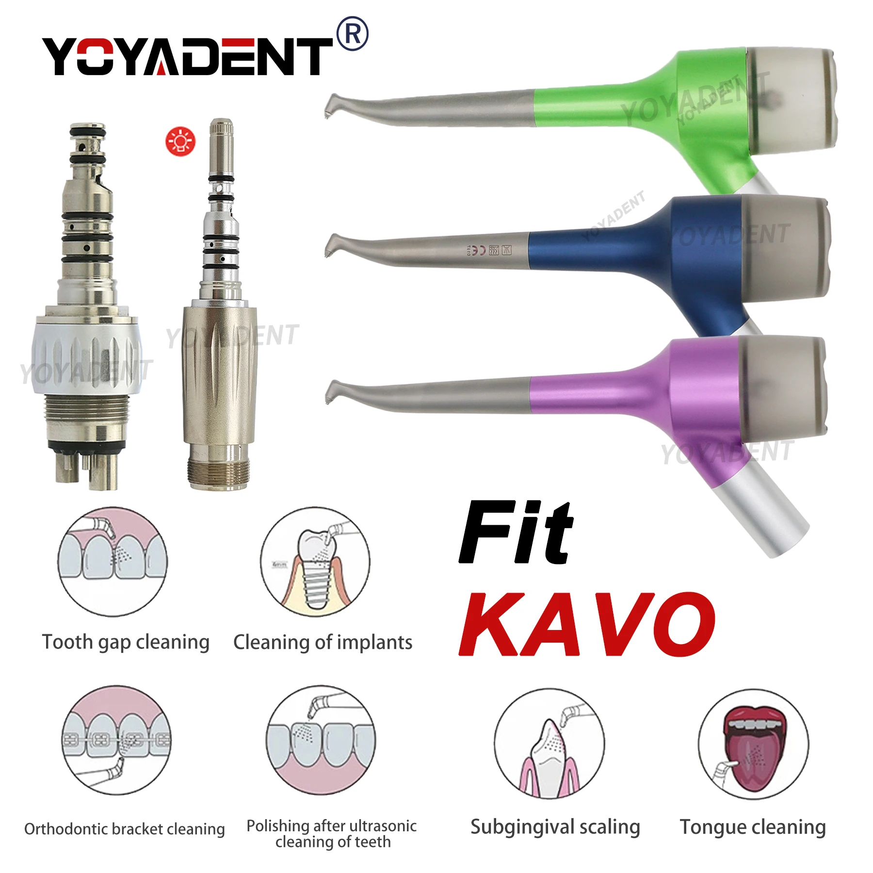 Dental Air Polisher Air Prophy Unit Oral Irrigator Calculus Remover Polishing Tools Fit KAVO Coupler Dental products
Dental Air Polisher Air Prophy Unit Oral Irrigator Calculus Remover Polishing Tools Fit KAVO Coupler Dental products