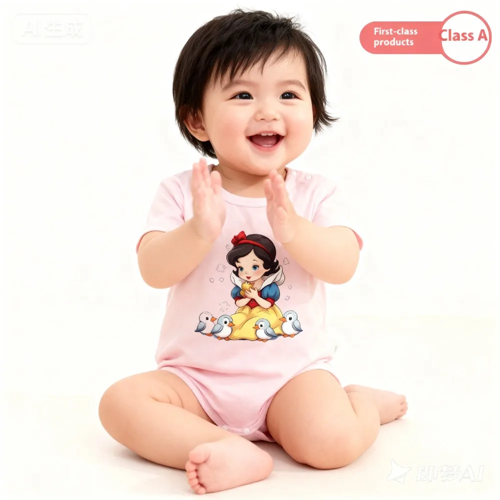 2025 Disney Белоснежка, милые хлопковые цельные пижамы для новорожденных с героями мультфильмов, удобные для кожи, новые повседневные мягкие пижамы с короткими рукавами для девочек и мальчиков
2025 Disney Белоснежка, милые хлопковые цельные пижамы для новорожденных с героями мультфильмов, удобные для кожи, новые повседневные мягкие пижамы с короткими рукавами для девочек и мальчиков