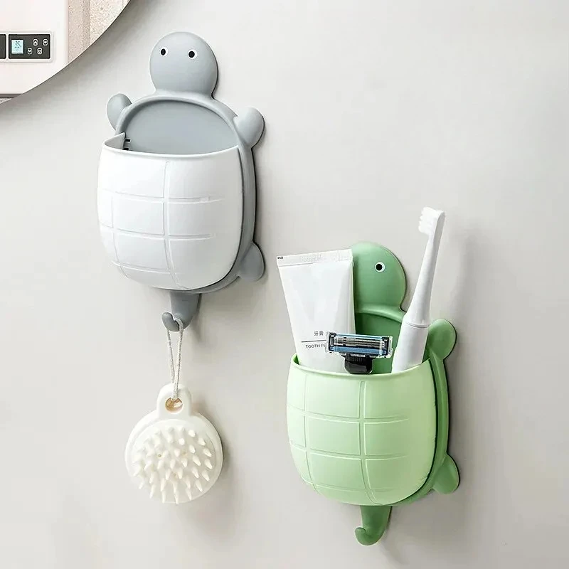 1pc Cute Turtle Design Storage Rack Toothbrush Holder Creative Cartoon Bathroom Storage Organizer Toothbrush Storage Rack
1pc Cute Turtle Design Storage Rack Toothbrush Holder Creative Cartoon Bathroom Storage Organizer Toothbrush Storage Rack