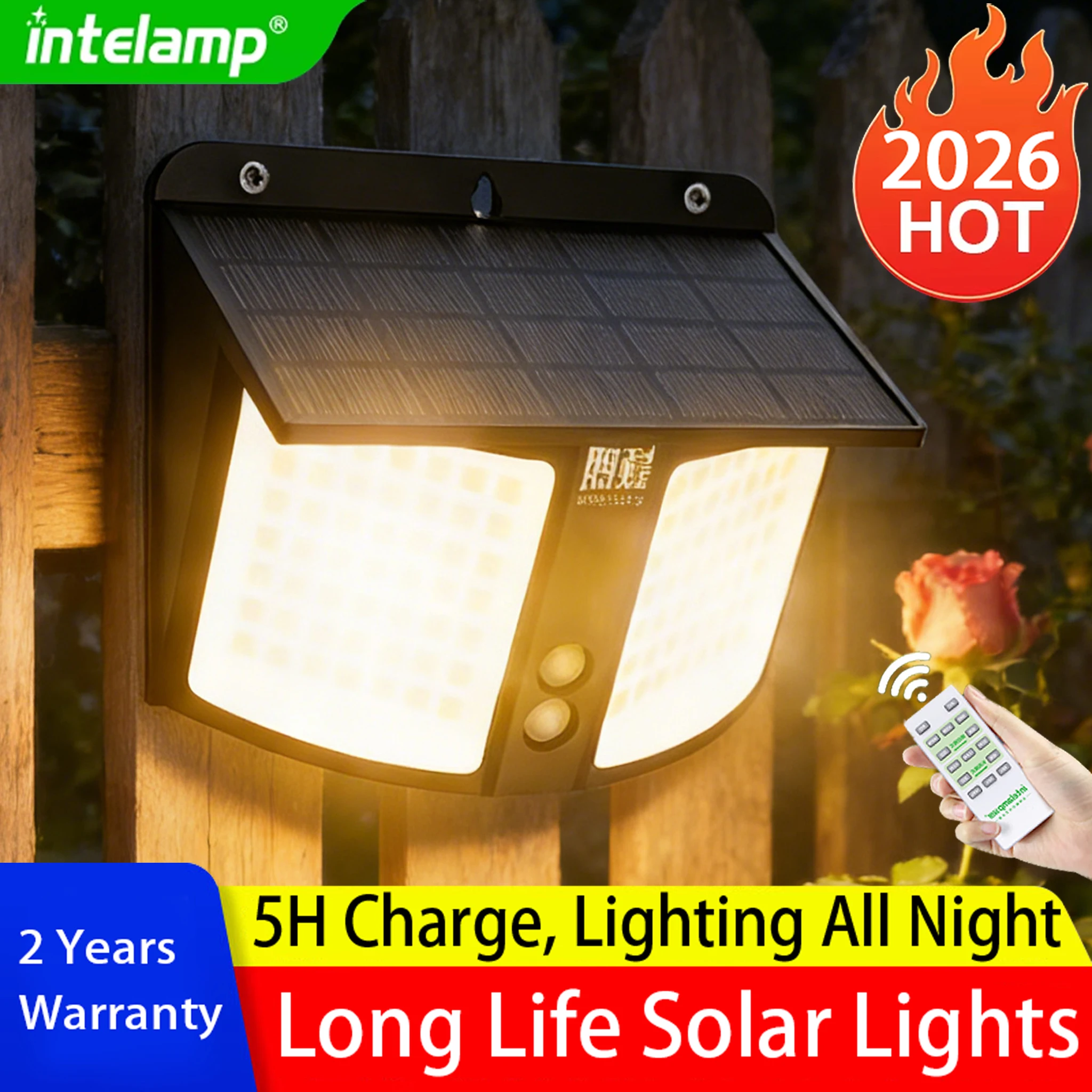 2026 Powerful Solar Lights Outdoor Motion Sensor Super Bright Wall Lamp IP65 Waterproof Street Light for Garden Yard Path Garage
2026 Powerful Solar Lights Outdoor Motion Sensor Super Bright Wall Lamp IP65 Waterproof Street Light for Garden Yard Path Garage
