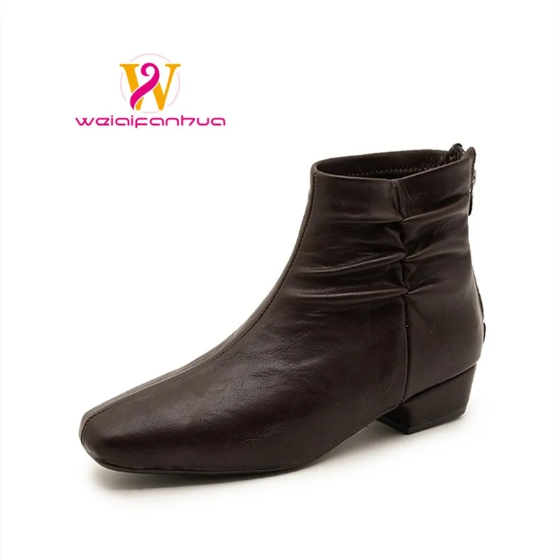 Women's Mid-heel Boots, Retro Genuine Leather Women's Ankle Boots and Ankle Boots, Retro Square-toed Motorcycle Boots for Women
Women's Mid-heel Boots, Retro Genuine Leather Women's Ankle Boots and Ankle Boots, Retro Square-toed Motorcycle Boots for Women