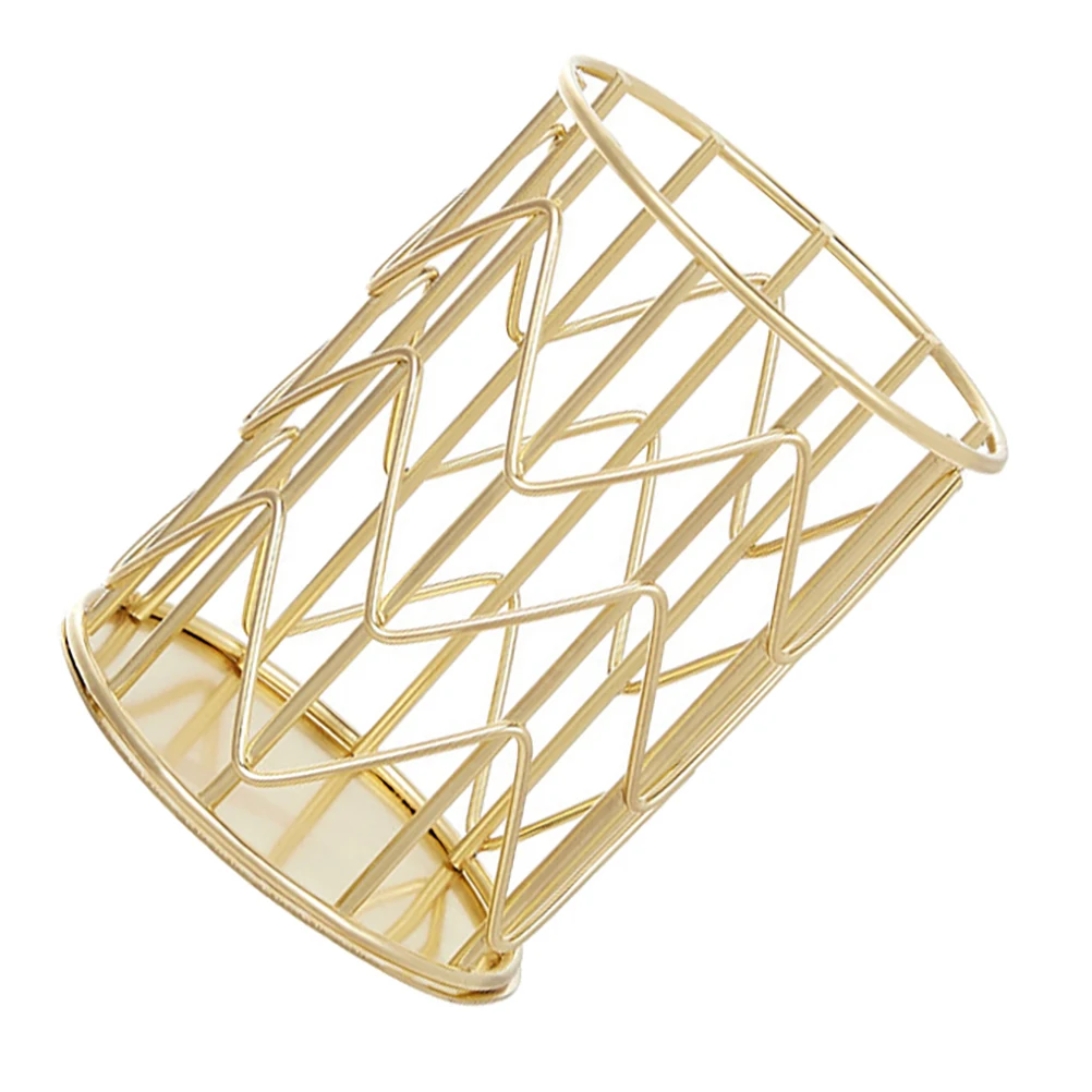 Iron Pen Holder Gold Plated Anti Rust Desk Organizer Makeup Brush Container Pencil Cup Desktop Accessories Elegant Design
Iron Pen Holder Gold Plated Anti Rust Desk Organizer Makeup Brush Container Pencil Cup Desktop Accessories Elegant Design