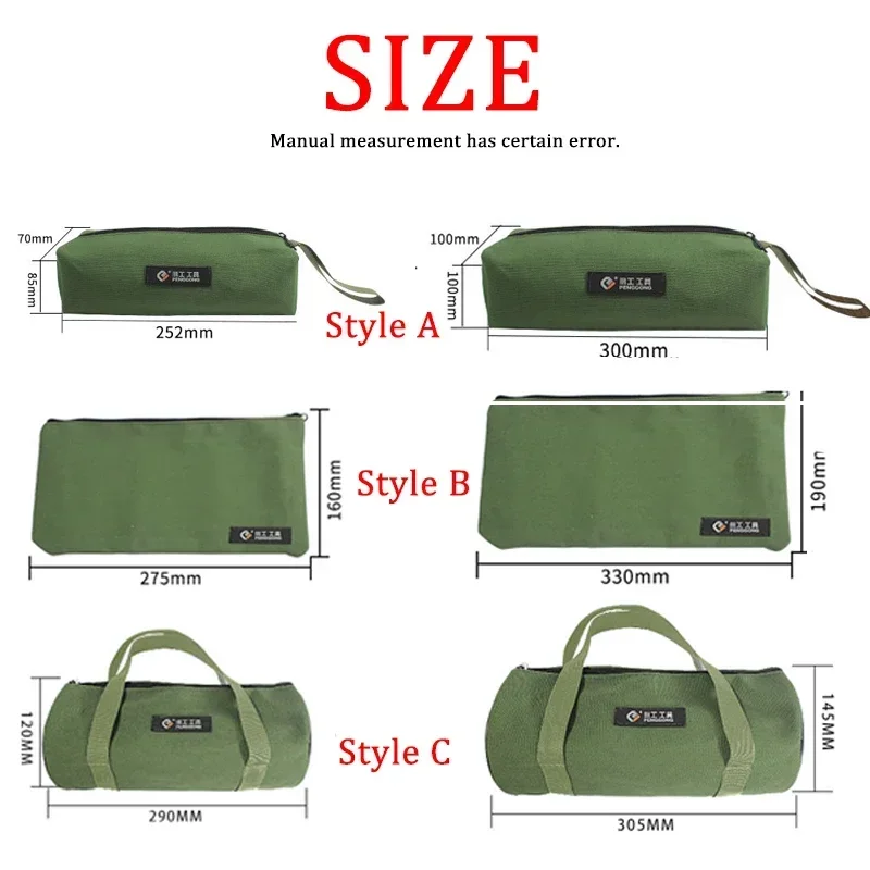 Thick Canvas Pouch Toolbag Storage Organizer Instrument Bags Portable for Electrical Tool Tote Bag Multifunction Case Durable
Thick Canvas Pouch Toolbag Storage Organizer Instrument Bags Portable for Electrical Tool Tote Bag Multifunction Case Durable