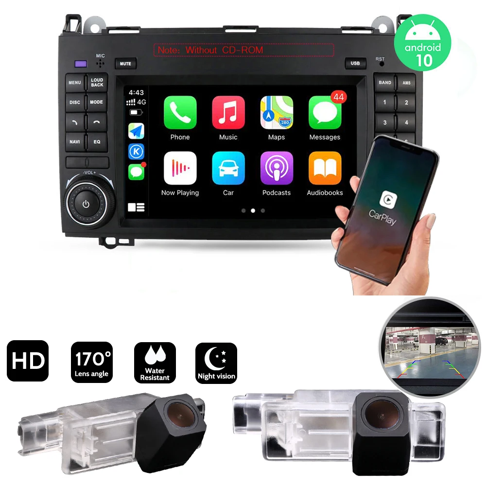 Android car radio with carplay GPS Navigation+HD reverse camera for Mercedes V-Class W639 W447 Vito Viano 2006-2014
Android car radio with carplay GPS Navigation+HD reverse camera for Mercedes V-Class W639 W447 Vito Viano 2006-2014