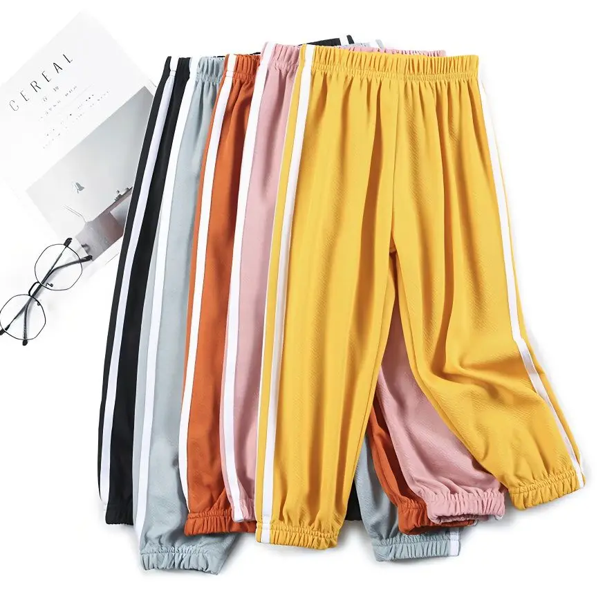 Children Trousers For Boys Girls Linen Elastic Waist Summer Thin Anti-mosquito Breathable Pants Side Stripe Harem Long Pants
Children Trousers For Boys Girls Linen Elastic Waist Summer Thin Anti-mosquito Breathable Pants Side Stripe Harem Long Pants