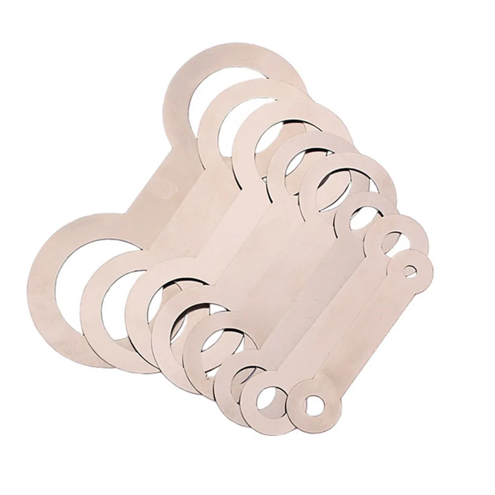 8pcs Saxophone Pad Leveling Tool Durable PAD IRON Repair Instrument Pads Flute Clarinet Easy Installation Removal Long Lasting
8pcs Saxophone Pad Leveling Tool Durable PAD IRON Repair Instrument Pads Flute Clarinet Easy Installation Removal Long Lasting